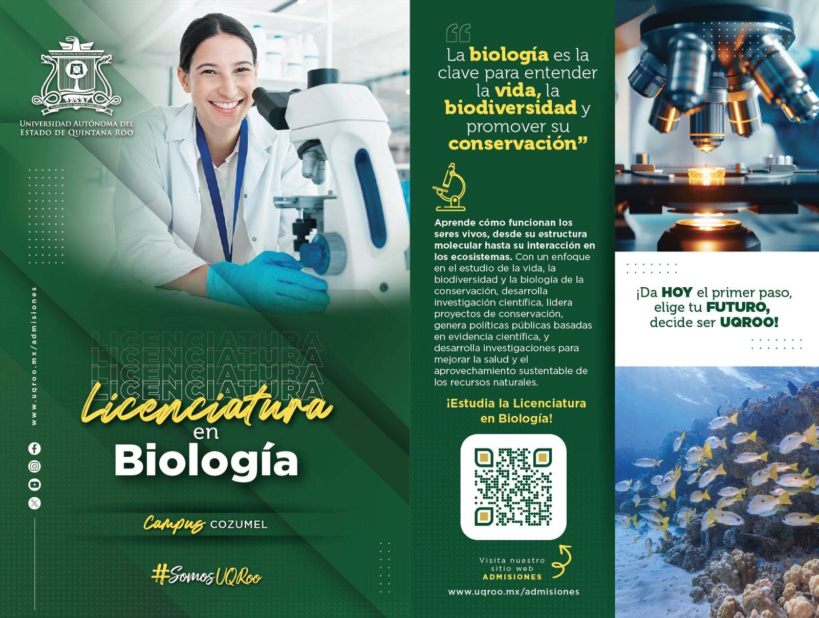 Flyer Licenciatura  en Biología