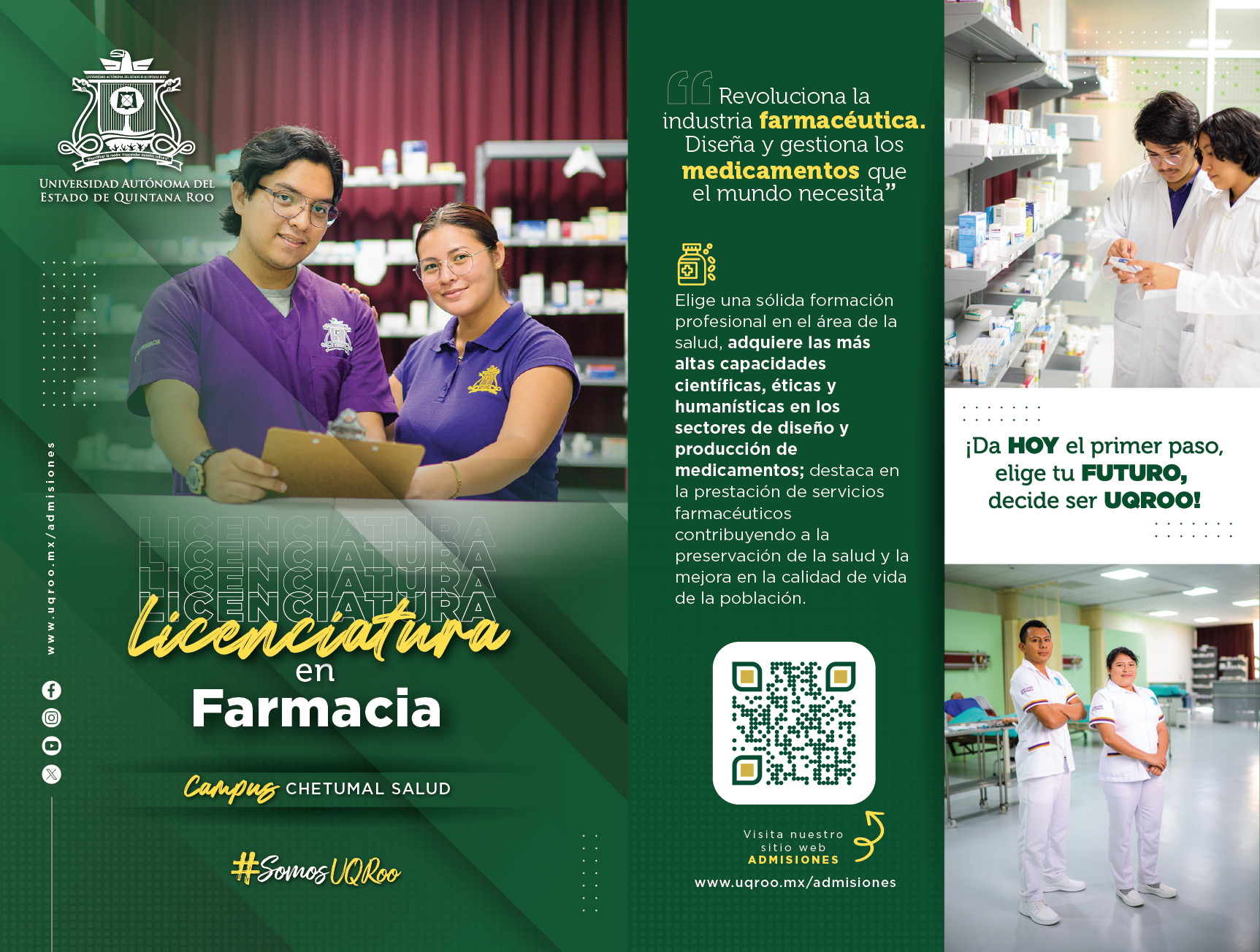 Flyer Licenciatura  en Farmacia
