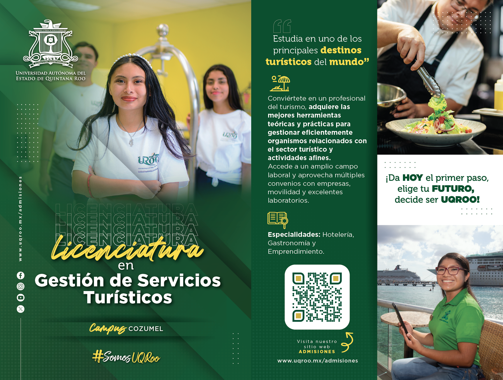 Flyer Licenciatura  en Gestión de Servicios Turísticos