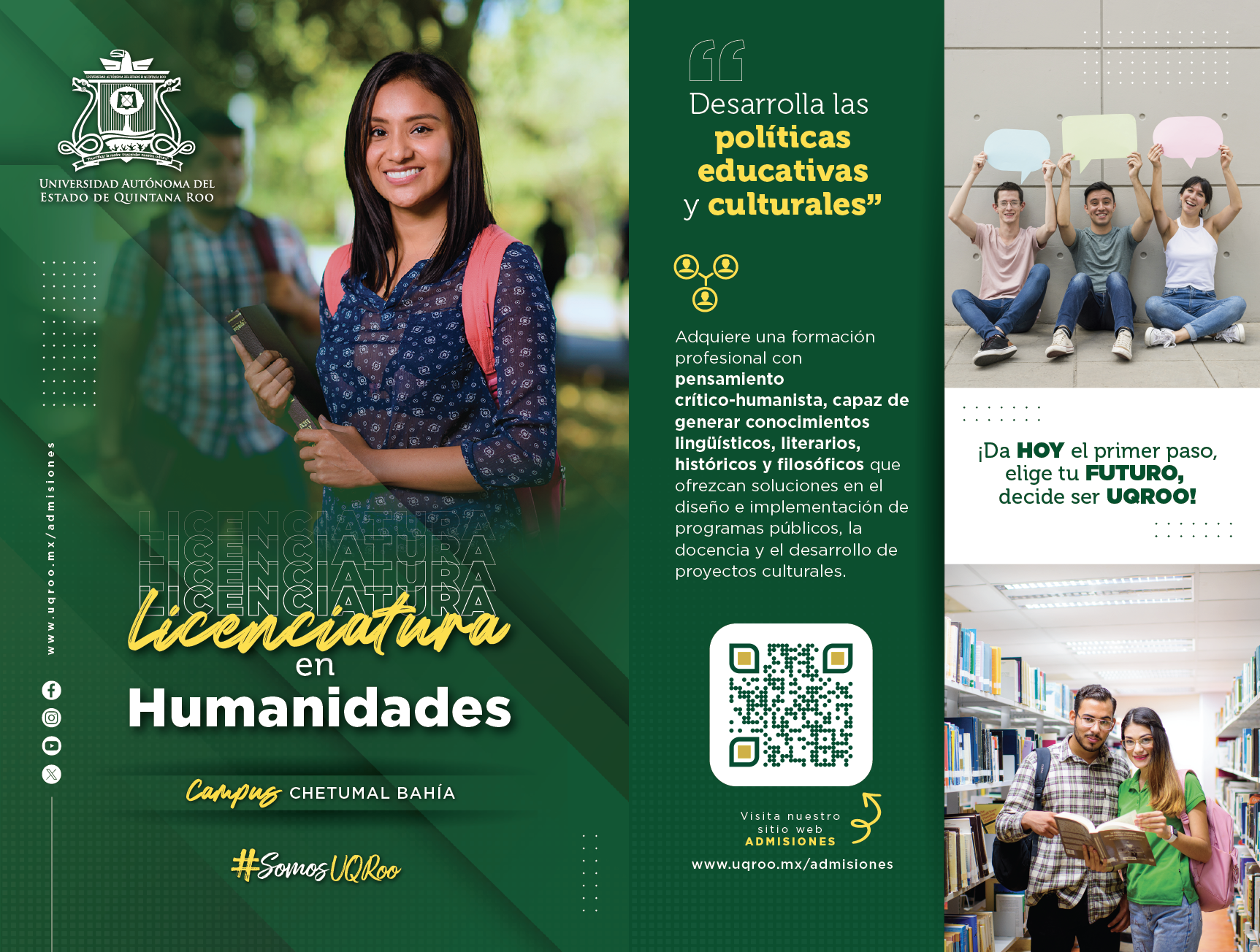 Flyer Licenciatura  en Humanidades