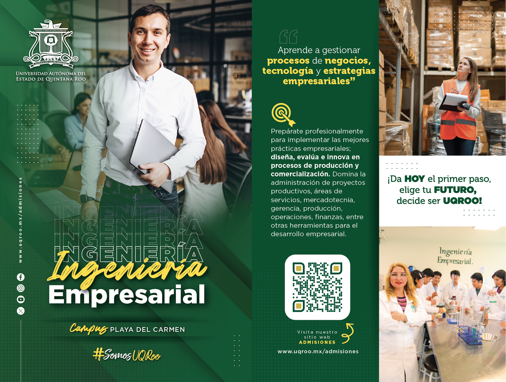 Flyer Licenciatura  en Ingeniería Empresarial