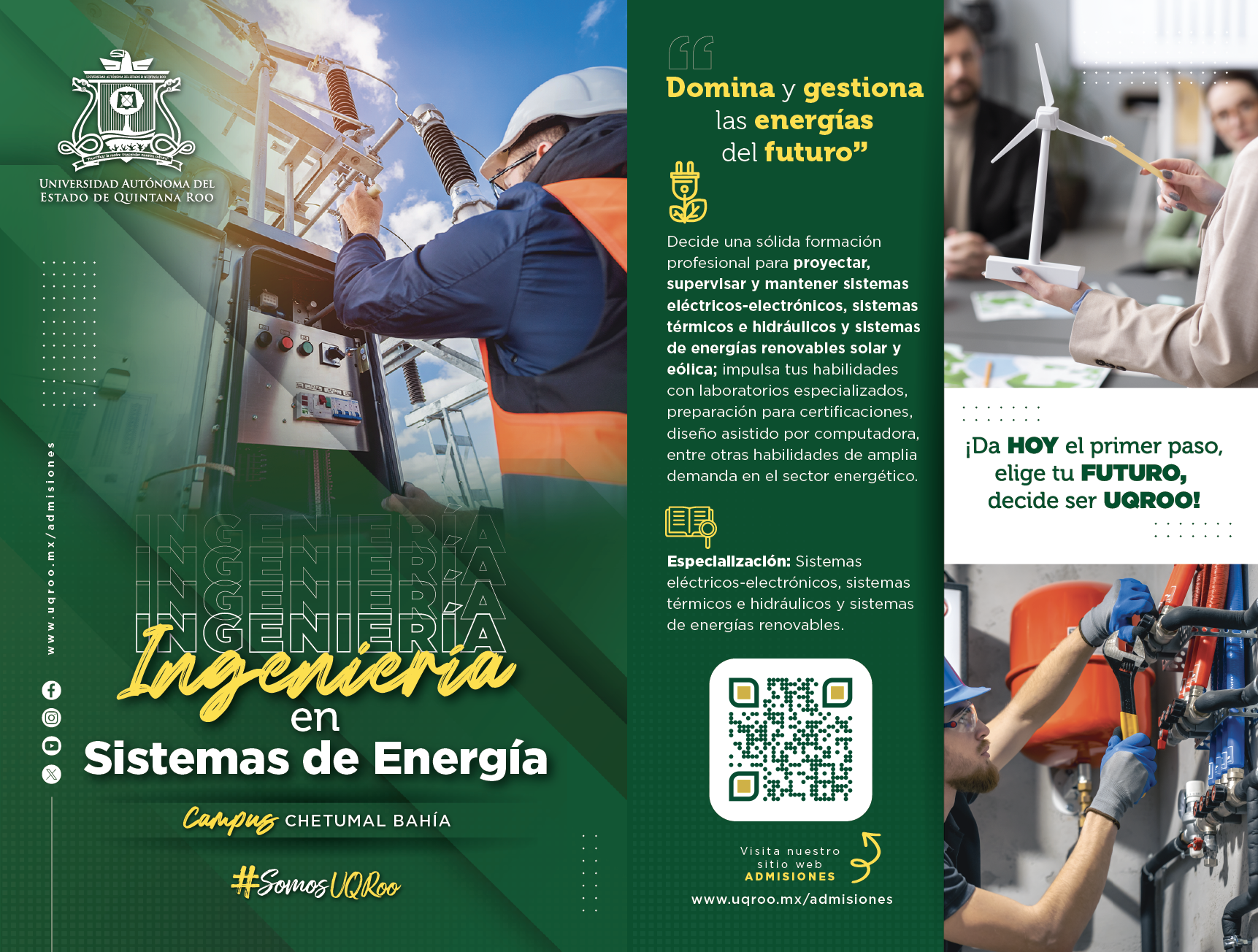 Flyer Licenciatura  en Ingeniería en Sistemas de Energía