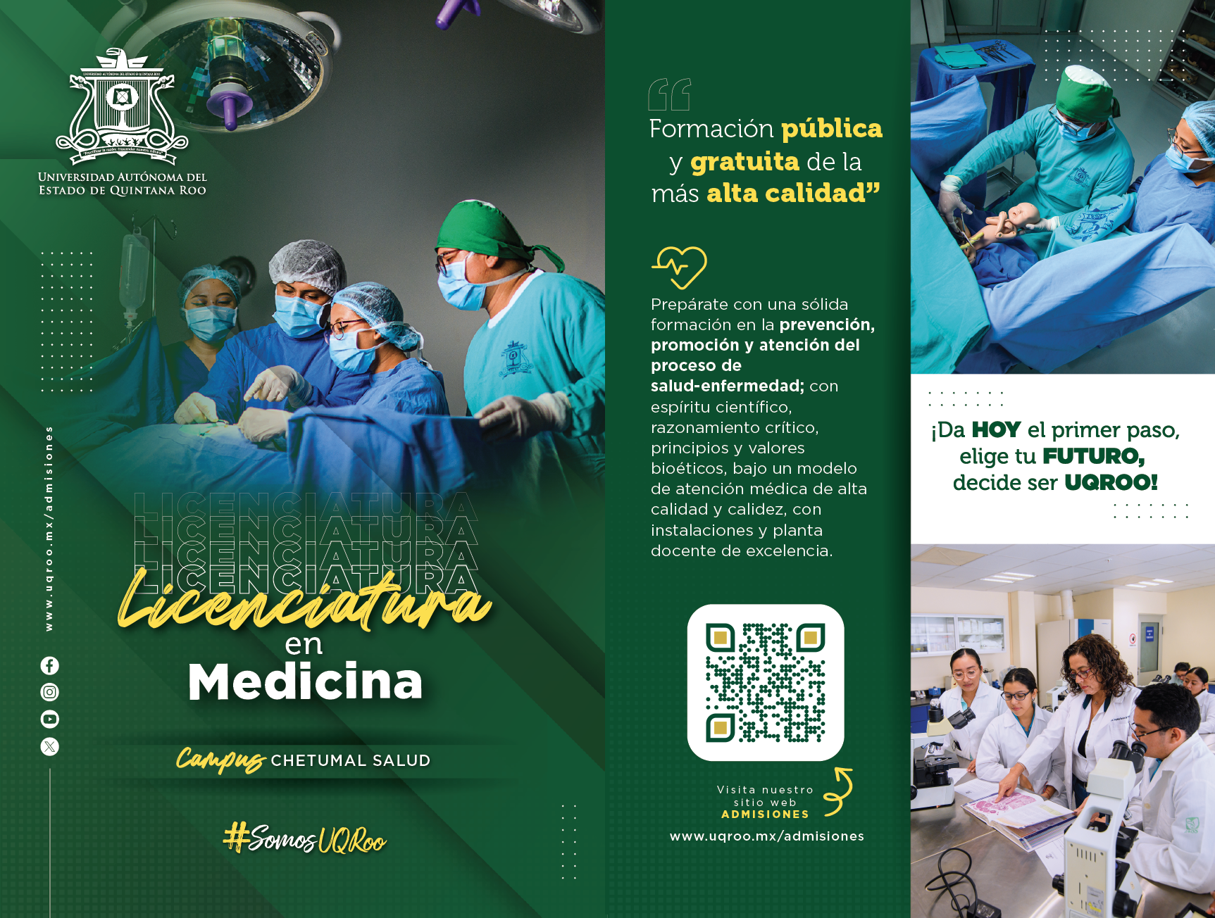 Flyer Licenciatura  en Medicina