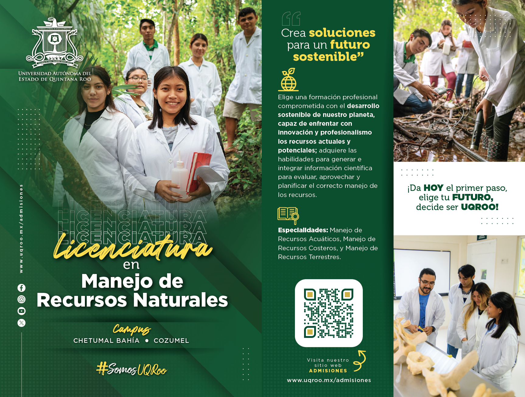 Flyer Licenciatura  en Manejo de Recursos Naturales
