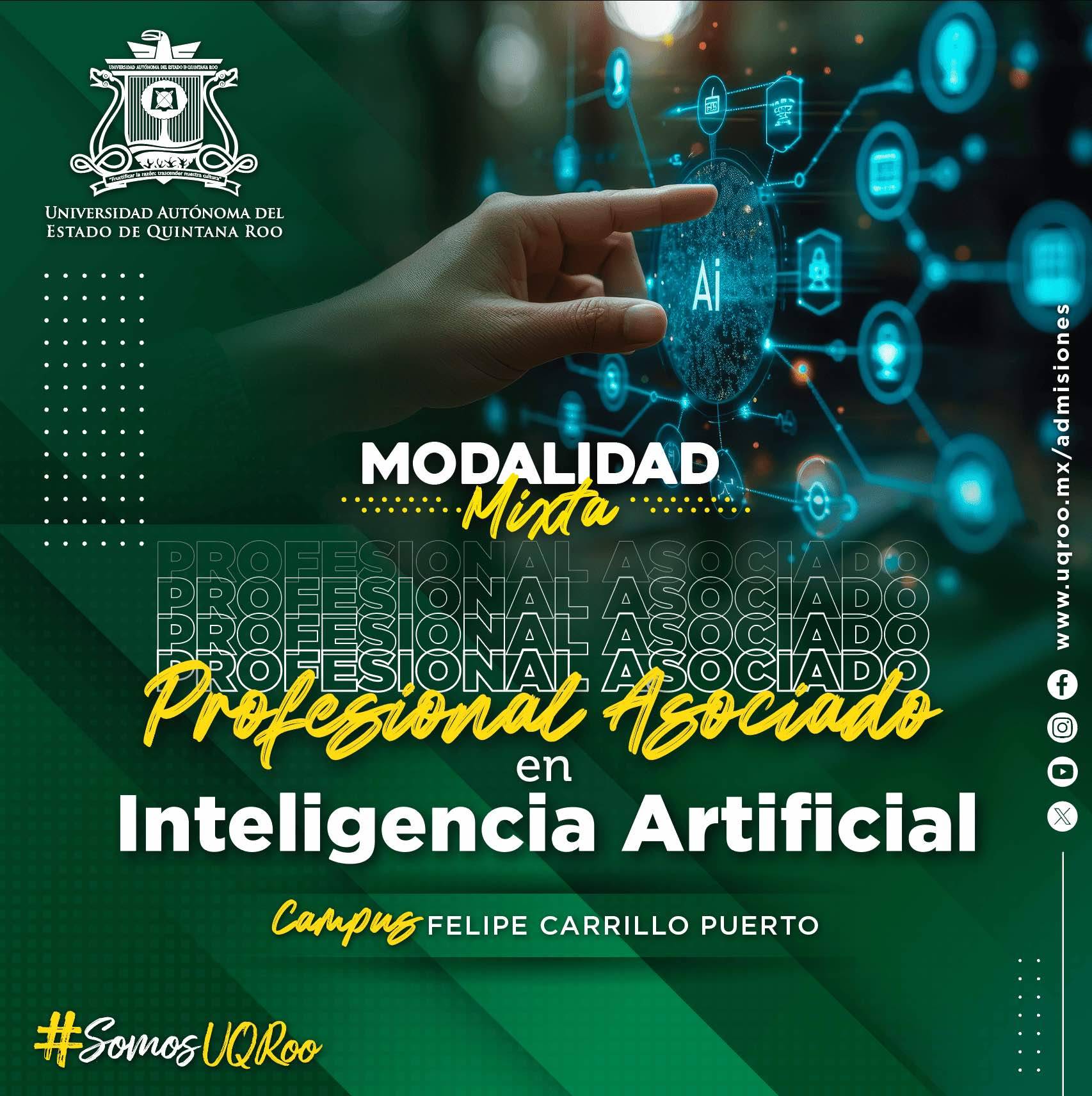 Flyer Profesional Asociado  en Inteligencia Artificial