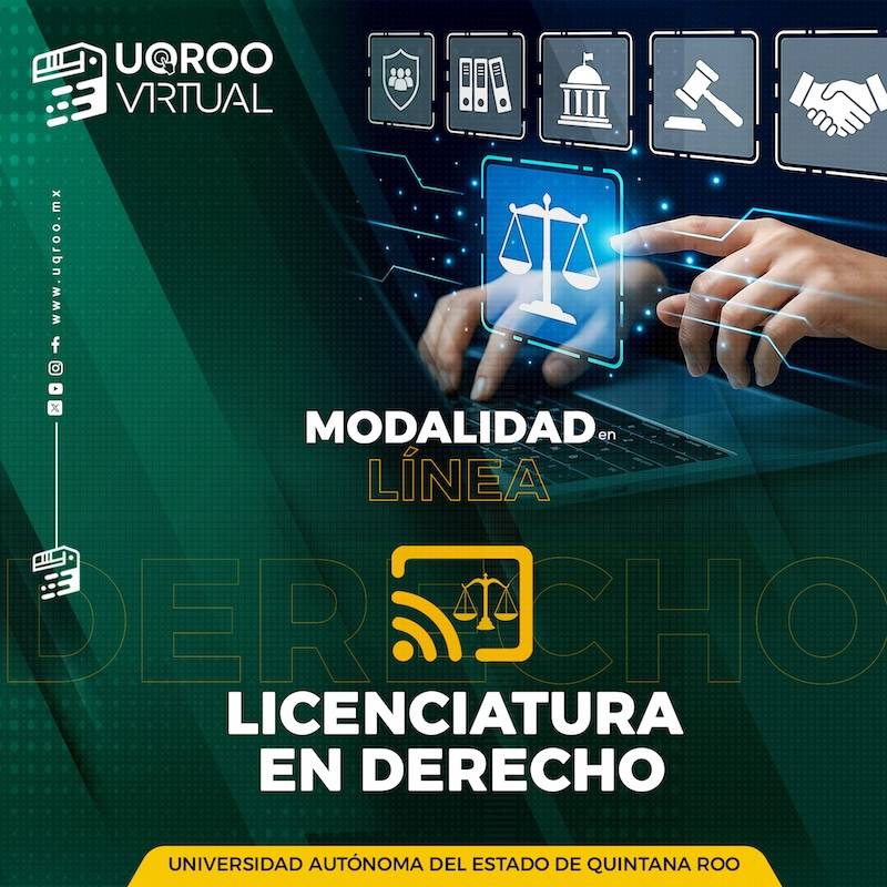 Flyer Licenciatura  en Derecho