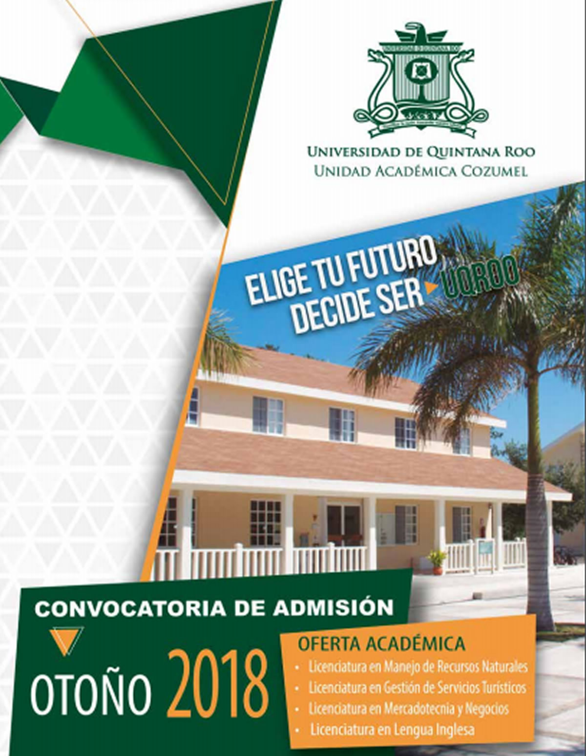 Convocatoria De Admisión Unidad Académica Cozumel - Universidad Autónoma  Del Estado De Quintana Roo
