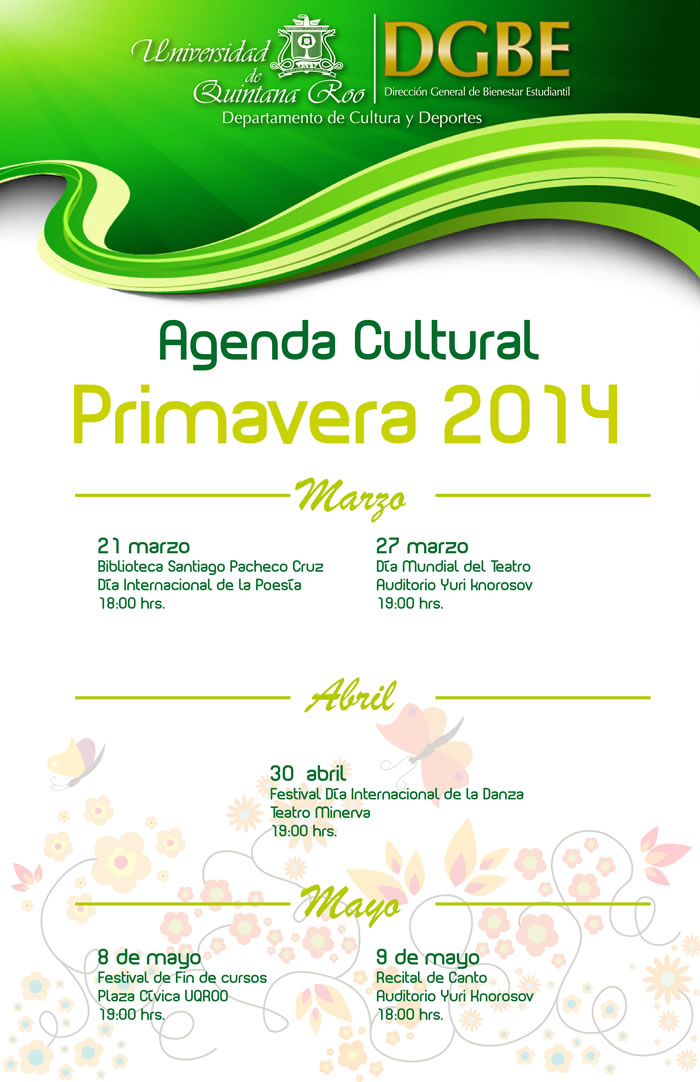 Agenda Cultural Otoño 2013