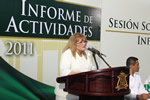 Informe de Actividades 2011 de la Rectora Mtra. Elina Elfi Coral Castilla