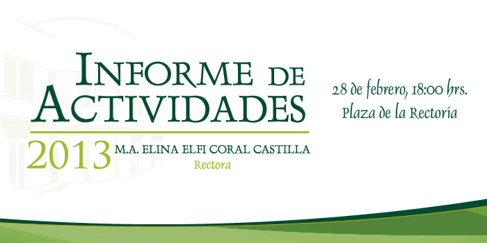 Banner Informe de Actividades 2013